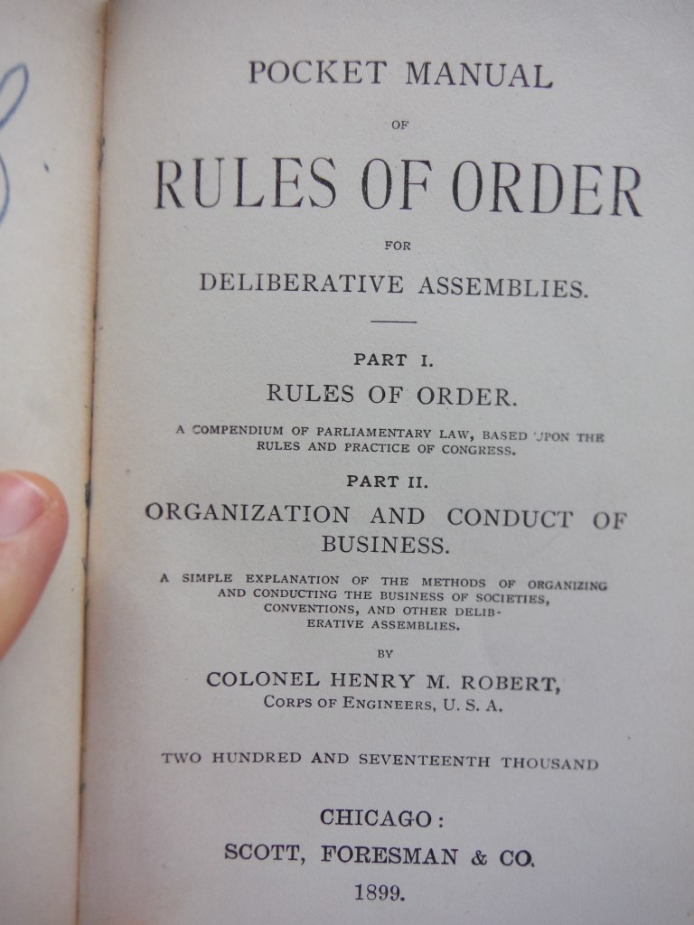 Image 1 of Robert's Rules of Order: For Deliberative Assemblies 