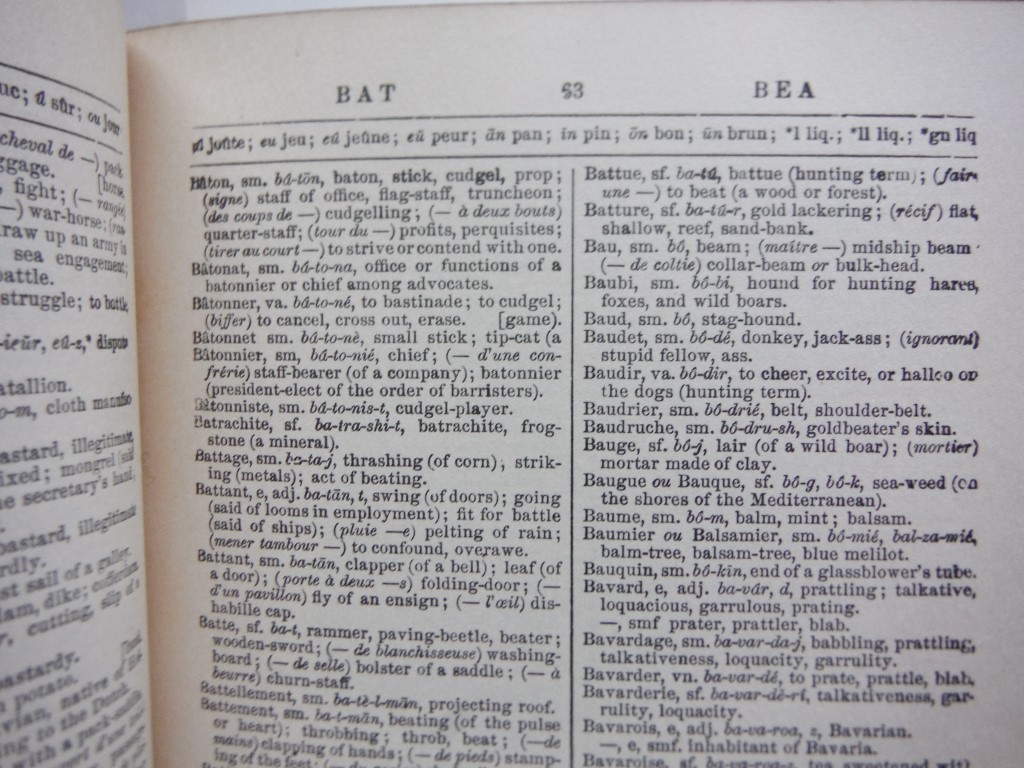 Image 2 of The Standard Pronouncing Dictionary of French and English Languages