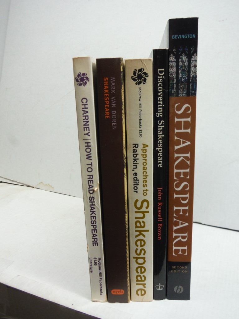 Lot of 5 PB books, on Reading Shakespeare 