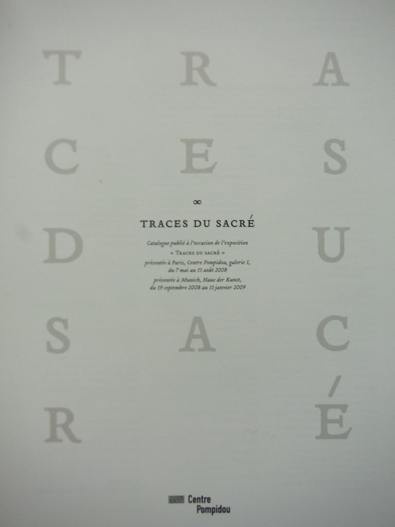 Image 2 of traces du sacre - catalogue