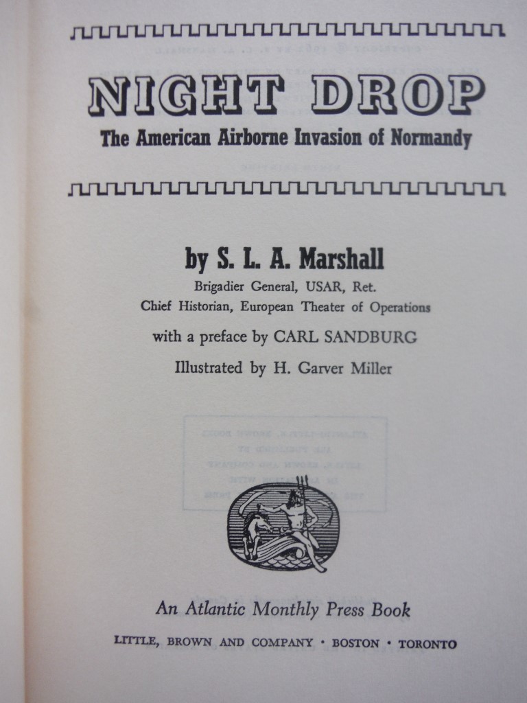 Image 1 of night drop ( the american airborne invasion of normandy )
