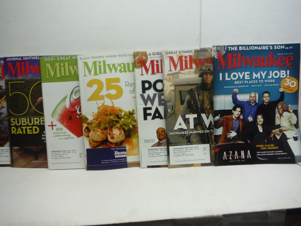 Image 1 of Lot of 16 Milwaukee Magazines 2005