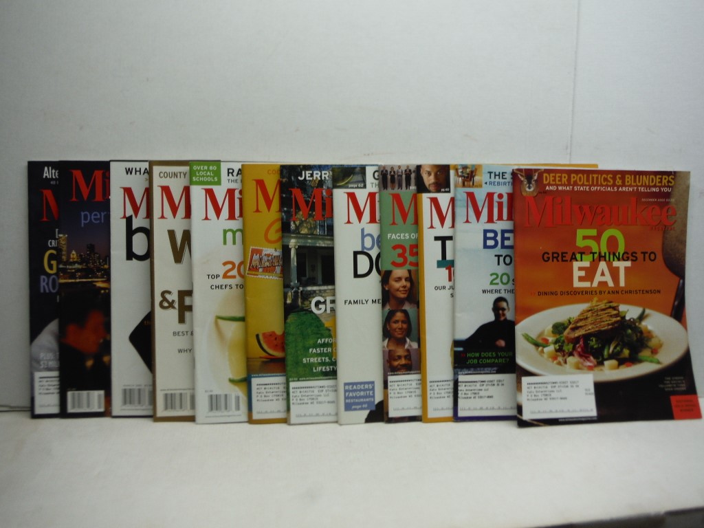 Lot of 12 Milwaukee Magazines 2002