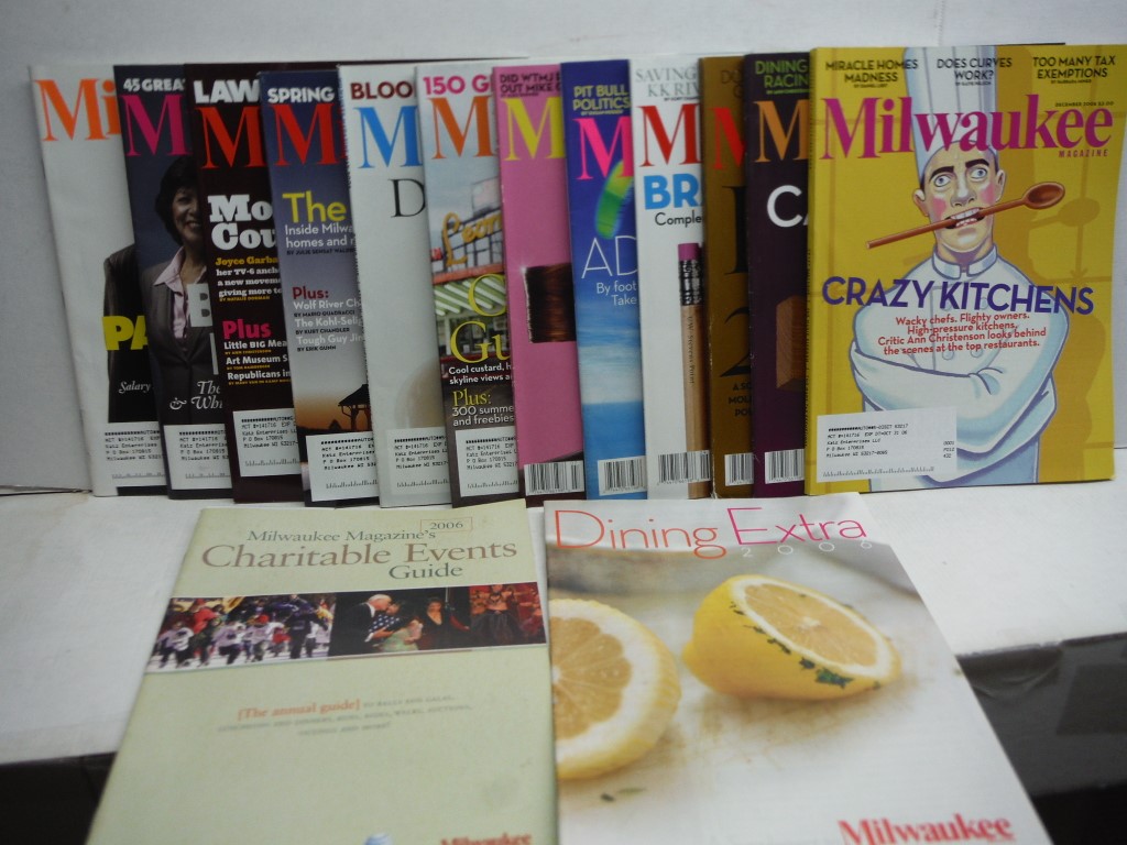 Lot of 14 Milwaukee Magazines 2006