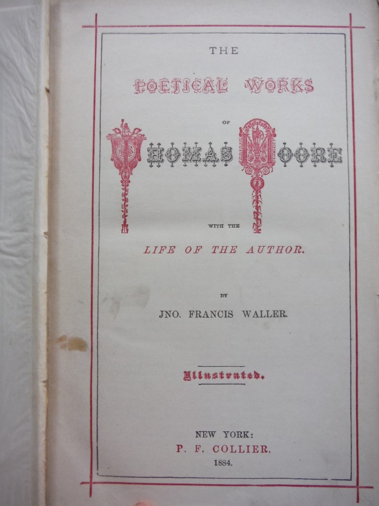 Image 1 of The Political Works of Thomas Moore with the Life Of the Author