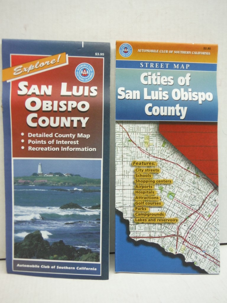 Lot of 2 San Luis Obispo  County. maps from 2005