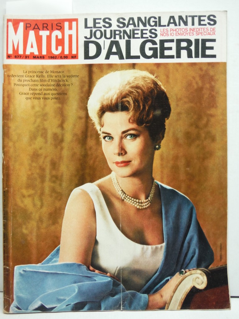 Image 0 of PARIS MATCH No.  677,. 31 Mars 1962 , Grace Kelly