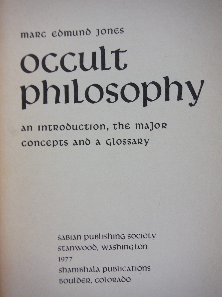 Image 1 of Occult Philosophy 