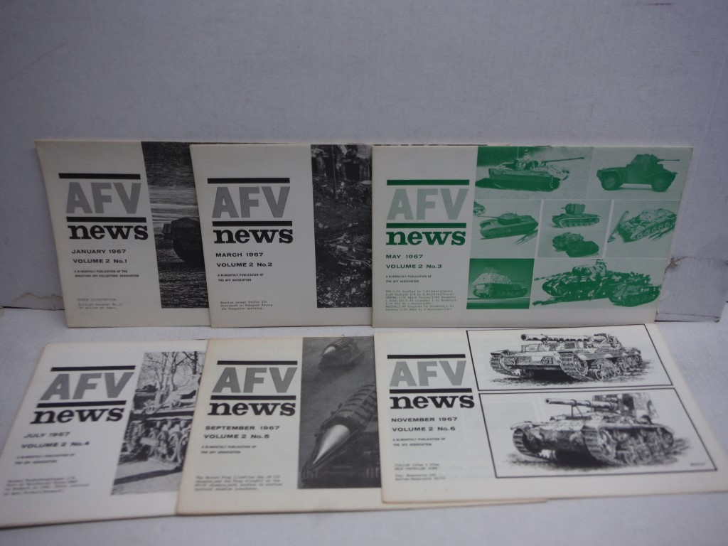 AFV News 1967 Complete Year, Volume 2, No 1-6