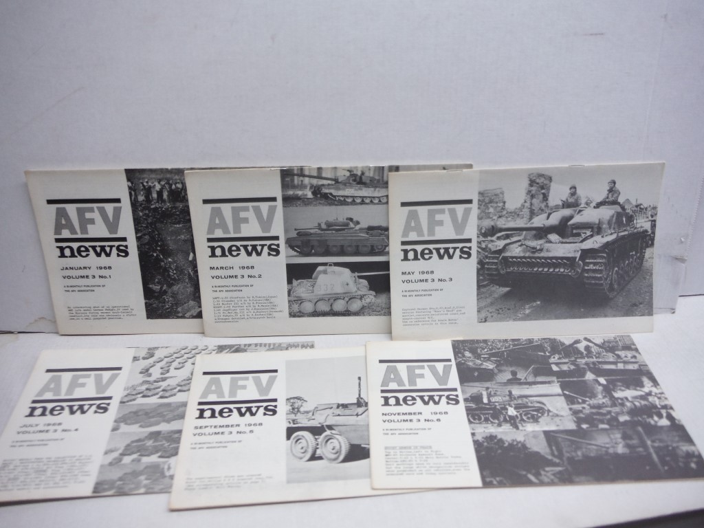 AFV News 1968 Complete Year, Volume3, No 1-6