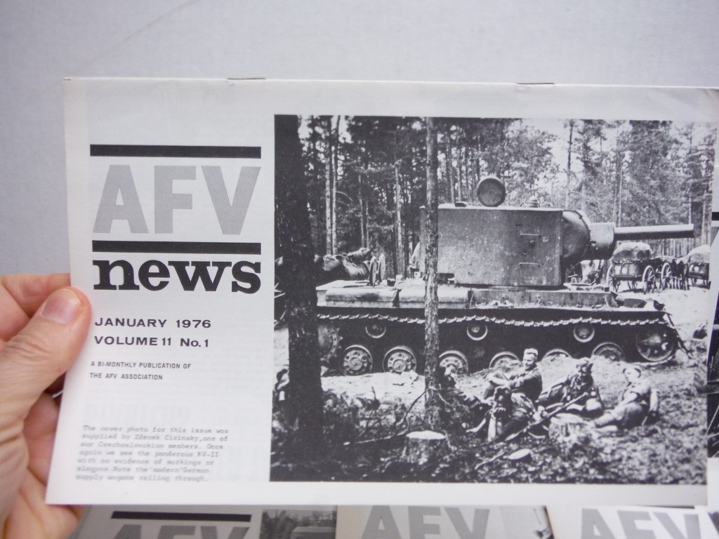 Image 1 of AFV News 1976 Complete Year, Volume 11, No 1-6