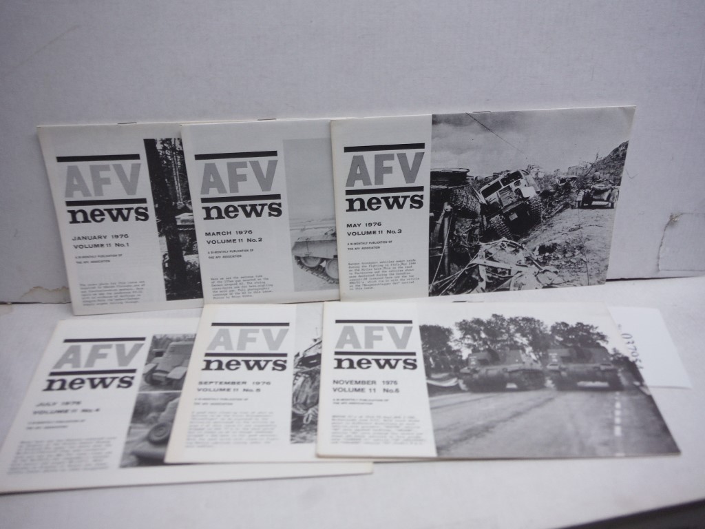 AFV News 1976 Complete Year, Volume 11, No 1-6