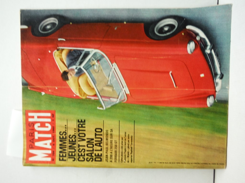 PARIS MATCH No. 704, 6 Oct. 1962, Ferrari