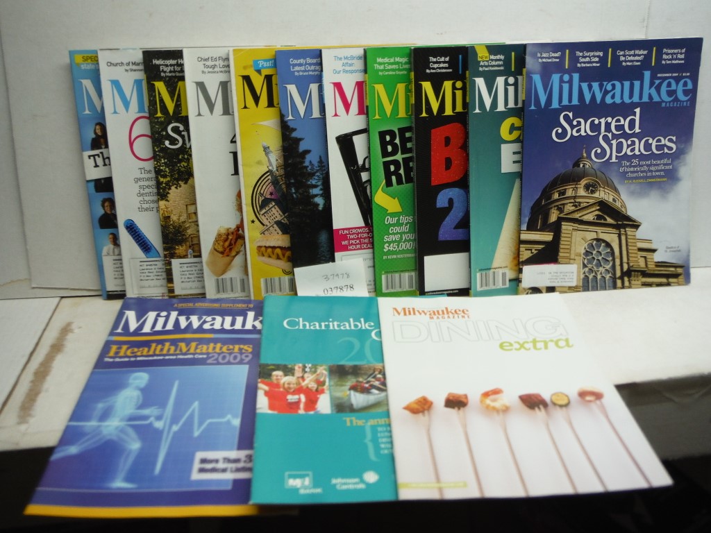Lot of 16 Milwaukee Magazines 2009, complete