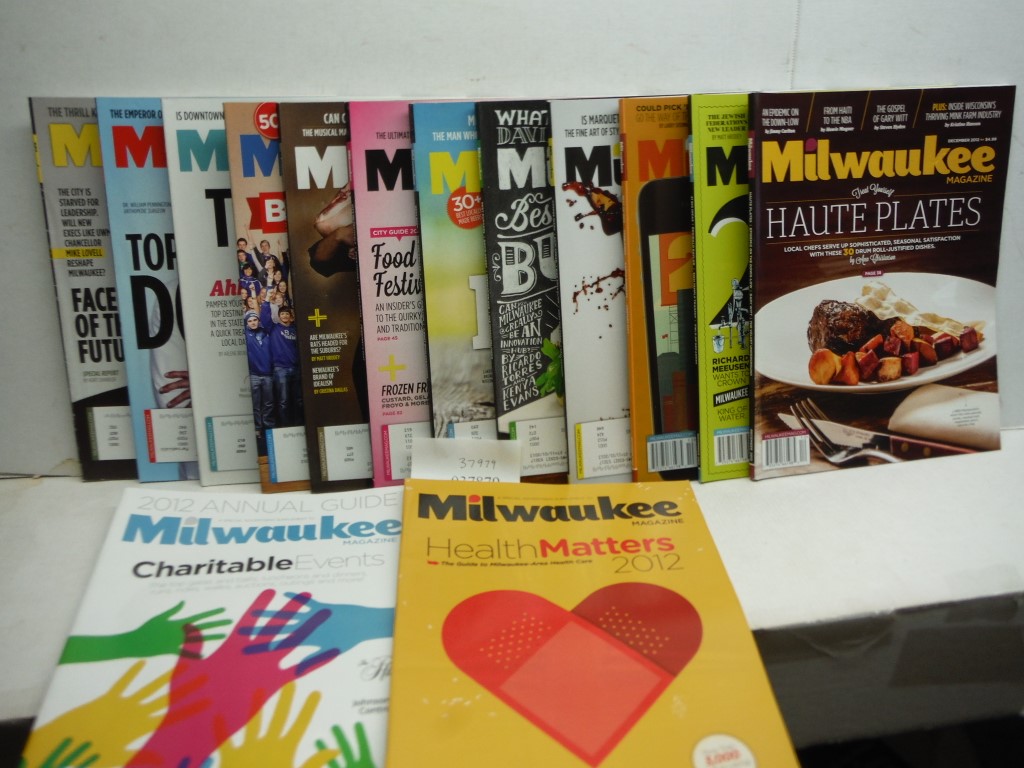 Lot of 14 Milwaukee Magazines 2012, complete
