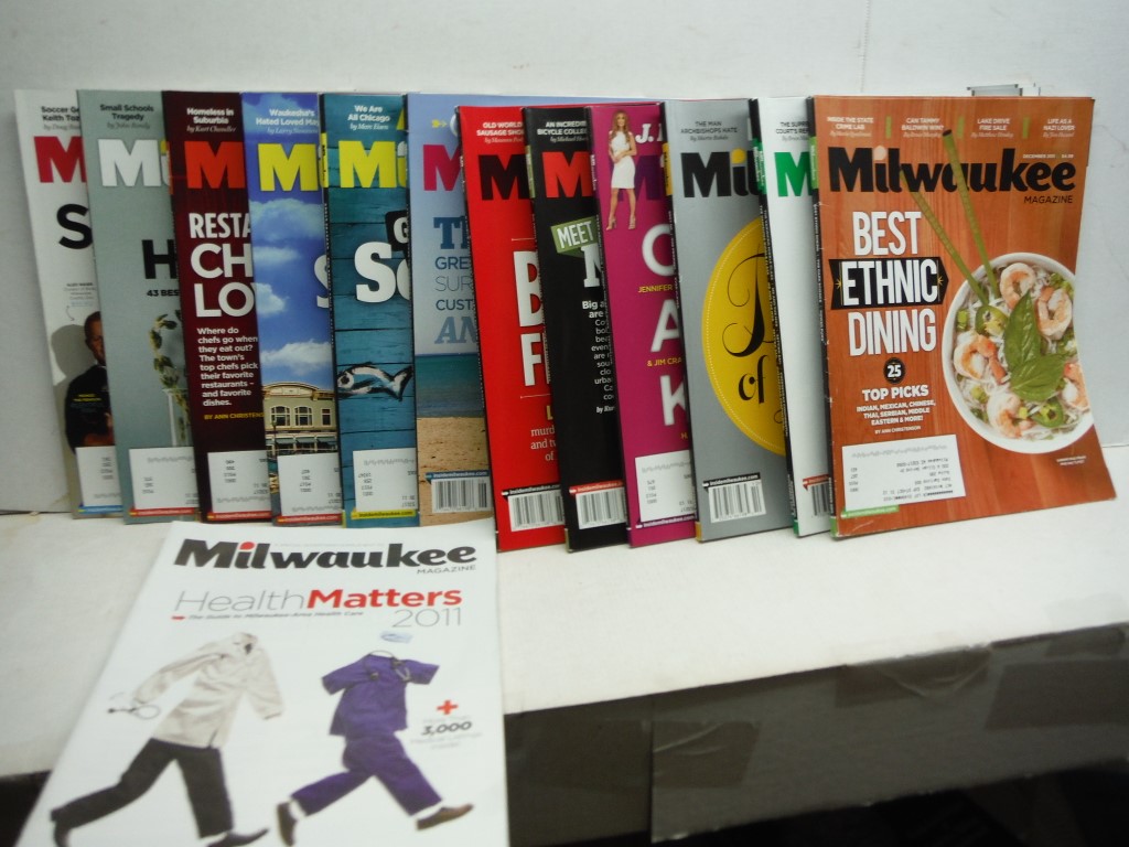 Lot of 13 Milwaukee Magazines 2011, complete