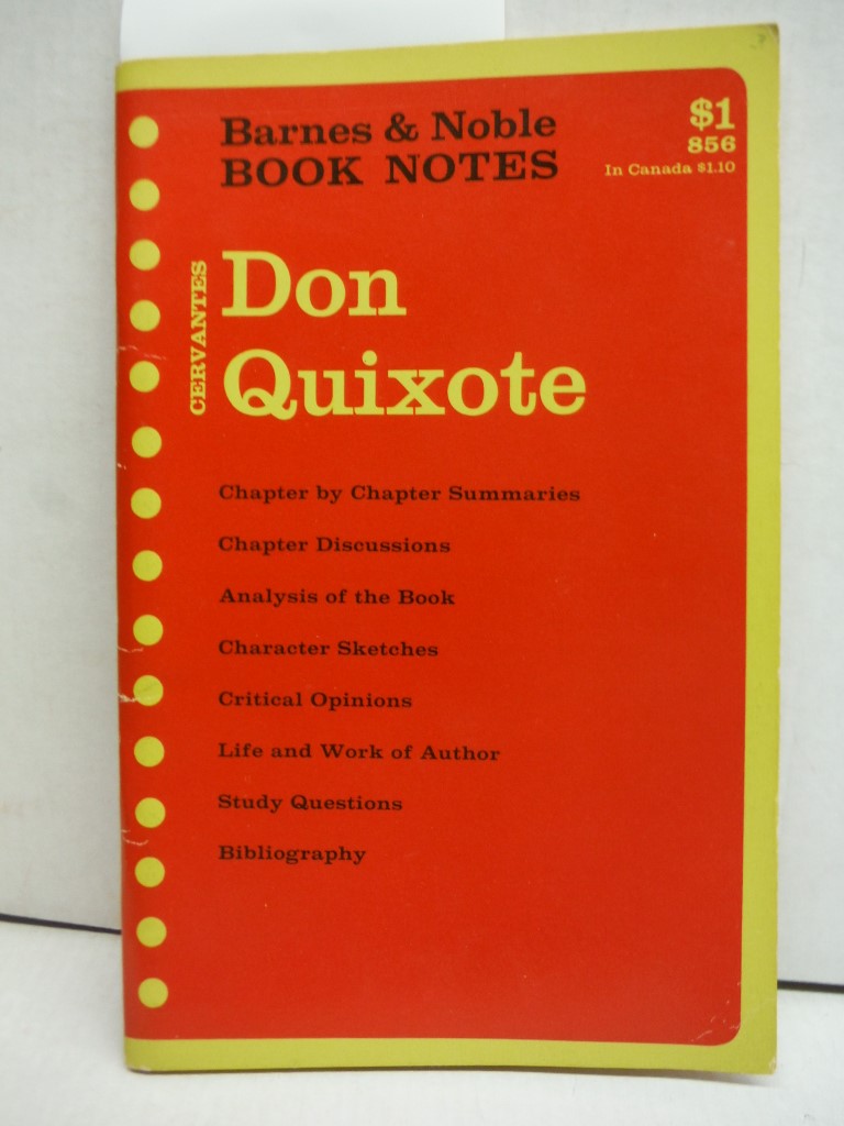 Don Quixote (Barnes & Noble book notes, 856)