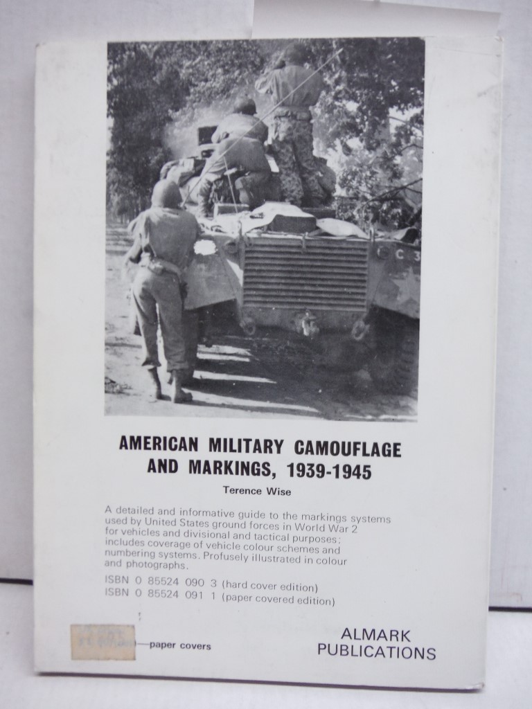 Image 1 of American Military Camouflage and Markings, 1939-1945