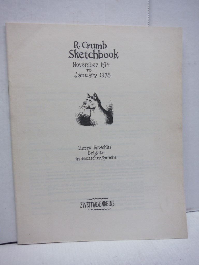 Image 1 of R. Crumb Sketch Book (Sketchbook) Nov. 1974 to Jan. 1978