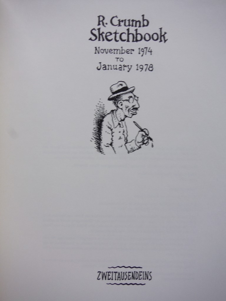 Image 2 of R. Crumb Sketch Book (Sketchbook) Nov. 1974 to Jan. 1978