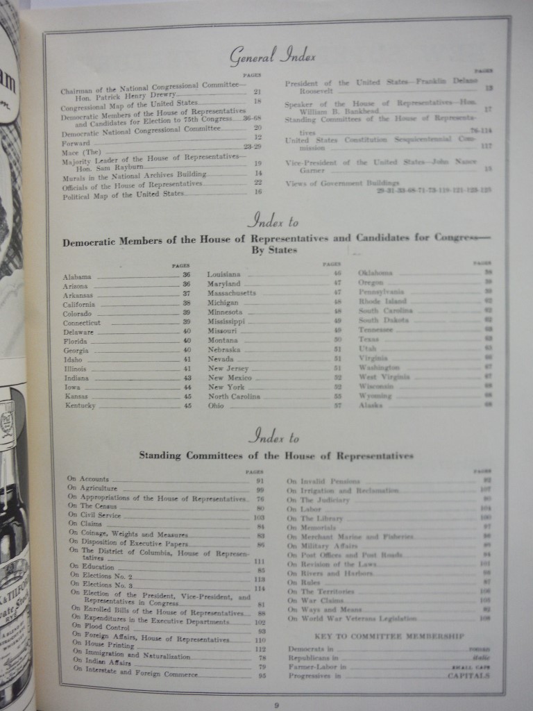 Image 2 of The Democratic Congressional Register, 1937