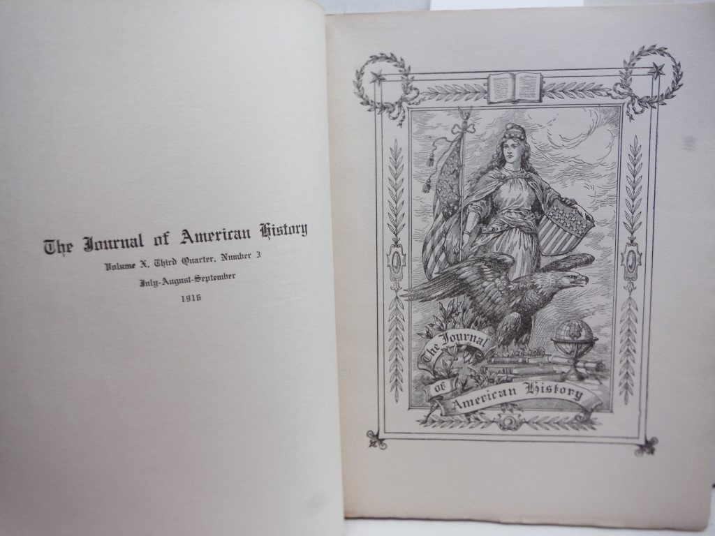 Image 1 of The Journal of American History. Vol. X, Third Quarter, Number 3