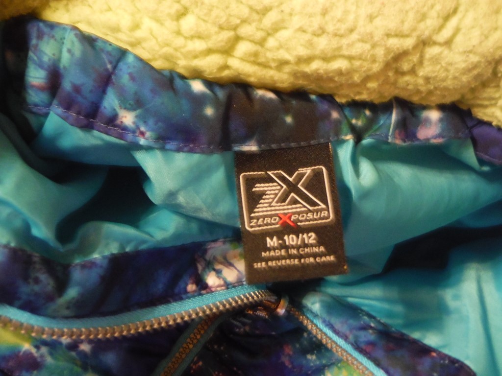 Image 3 of ZeroXPosur girl's jacket, size 10/12