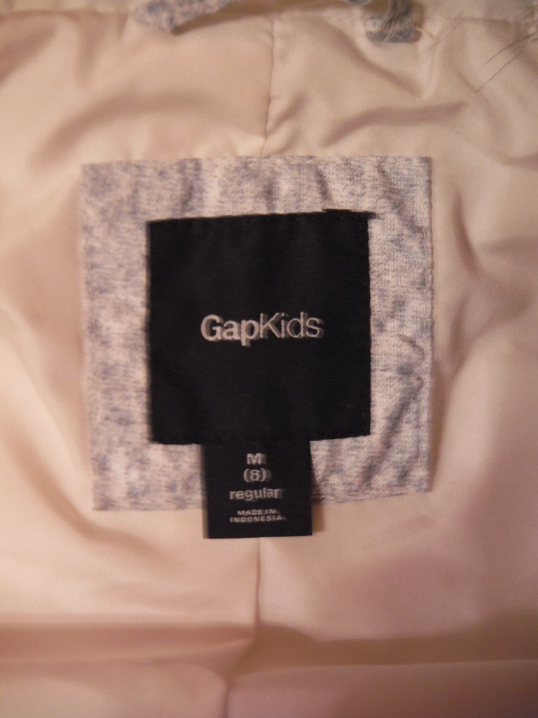 Image 3 of Gap Kids hooded puffy vest - size medium (8)