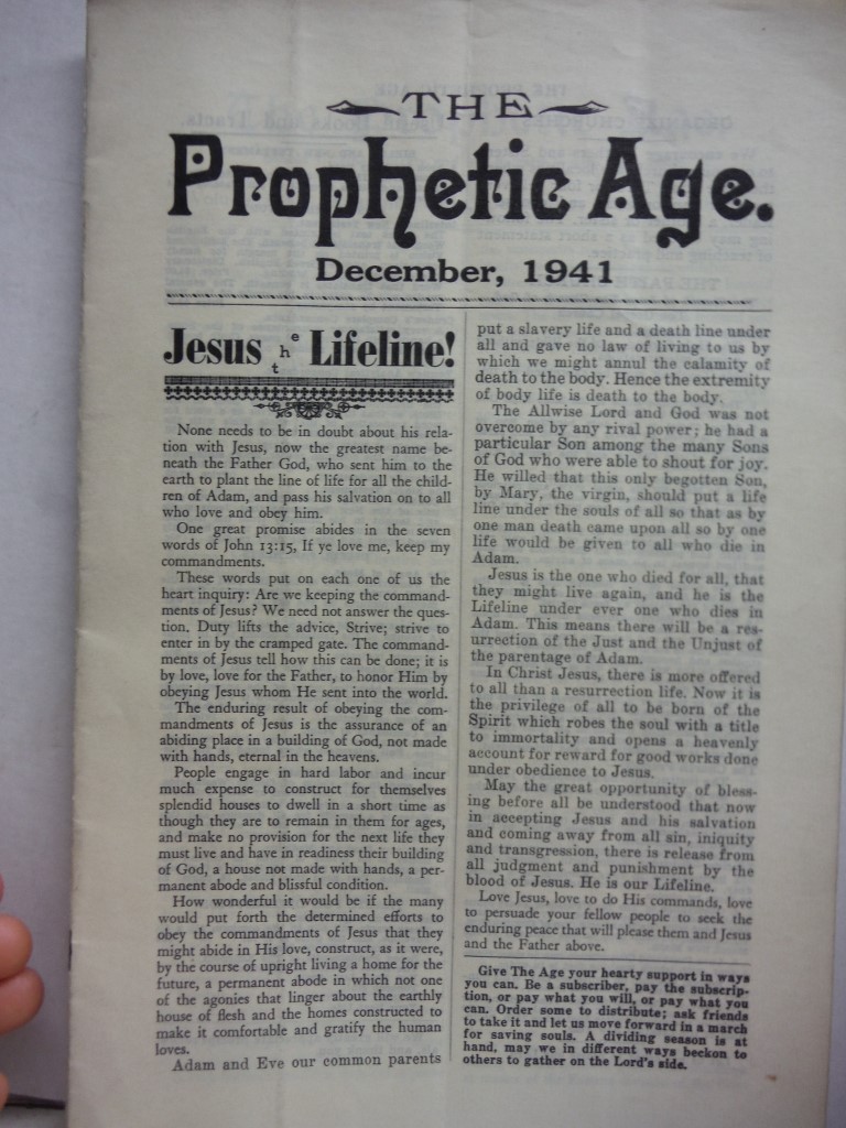 Image 1 of The Prophetic Age, 7 volumes, 1941