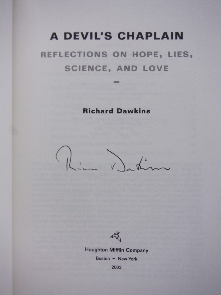 Image 1 of A Devil's Chaplain: Reflections on Hope, Lies, Science and Love