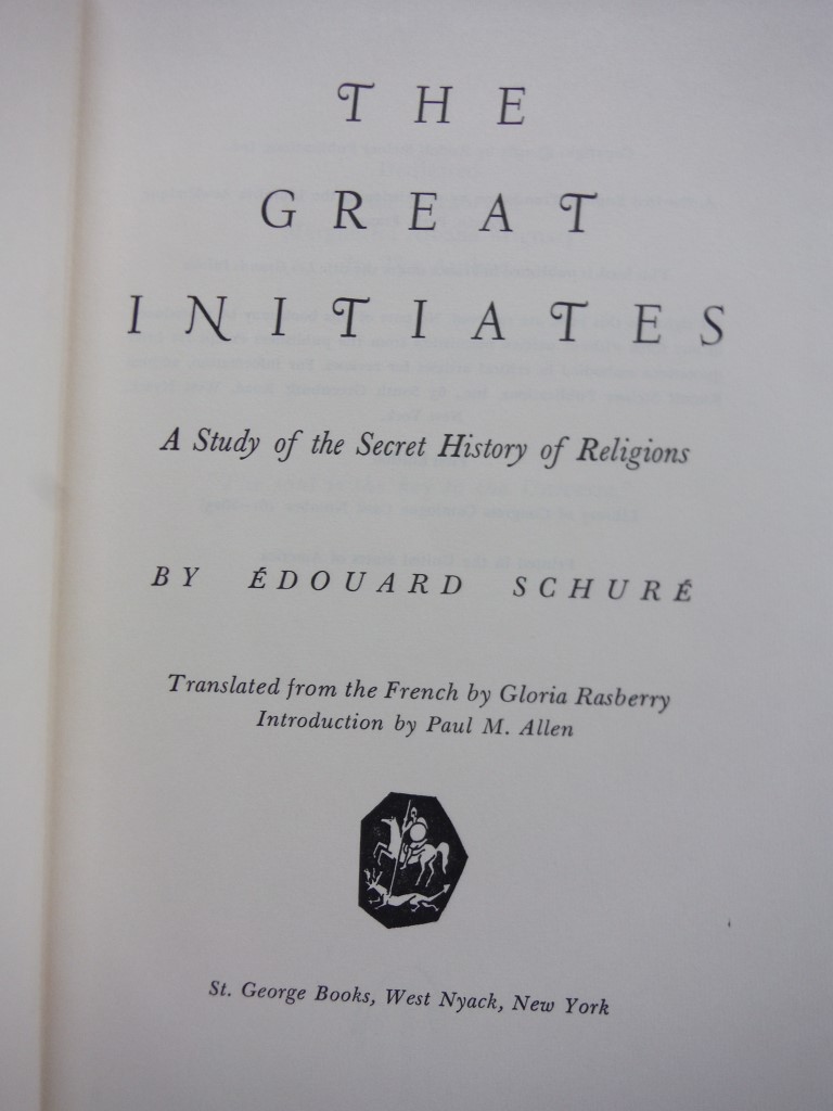 Image 1 of The great initiates;: A study of the secret history of religions