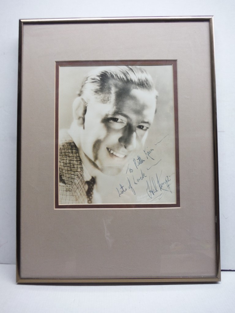 Hal Kemp signed 7x8.5 photo, framed, authenticated