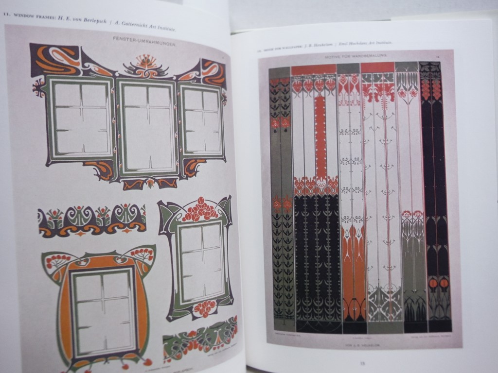 Image 2 of An Art Nouveau Album: Color Plates from Dekorative Vorbilder, 1889-1906