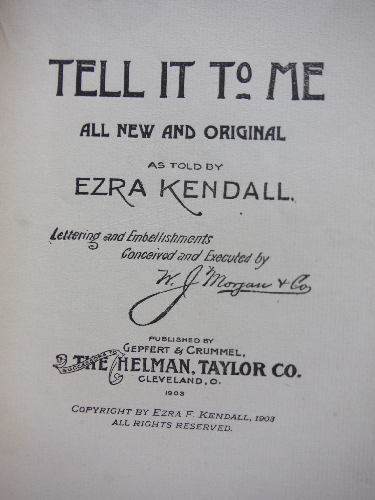 Image 2 of Tell it to me: All new and original (Ezra Kendall's Book 3)