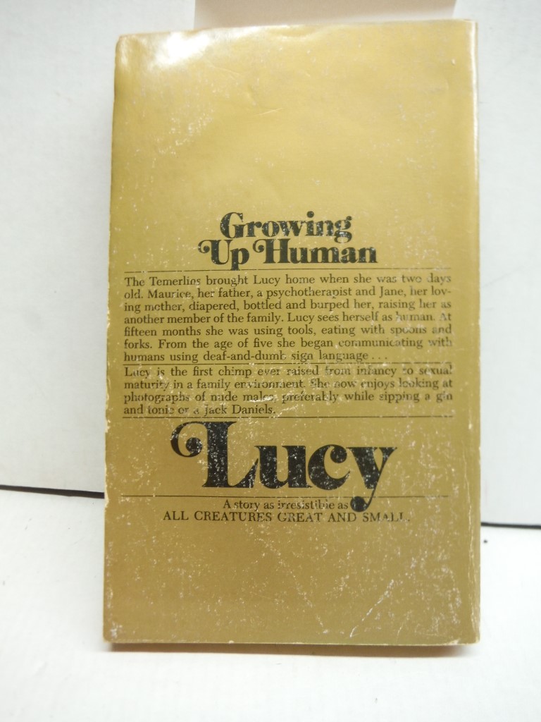 Image 1 of Lucy - Growing Up Human: Chimpanzee Daughter in a Psychotherapist's Family