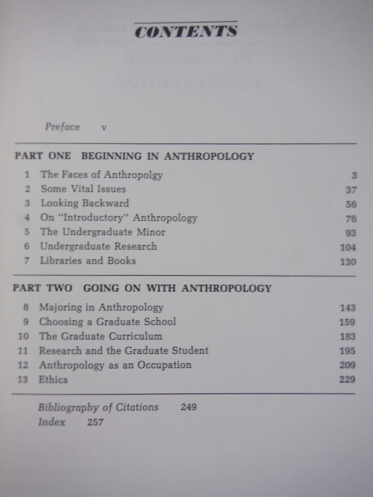 Image 1 of The study of anthropology