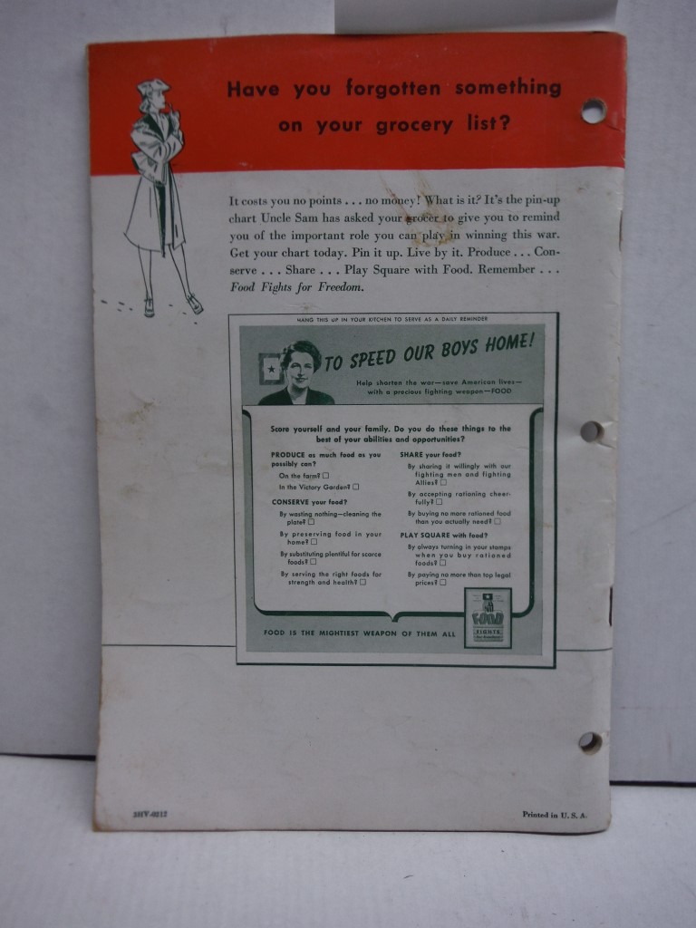 Image 1 of Health for Victory Meal Planning Guide: December 1943