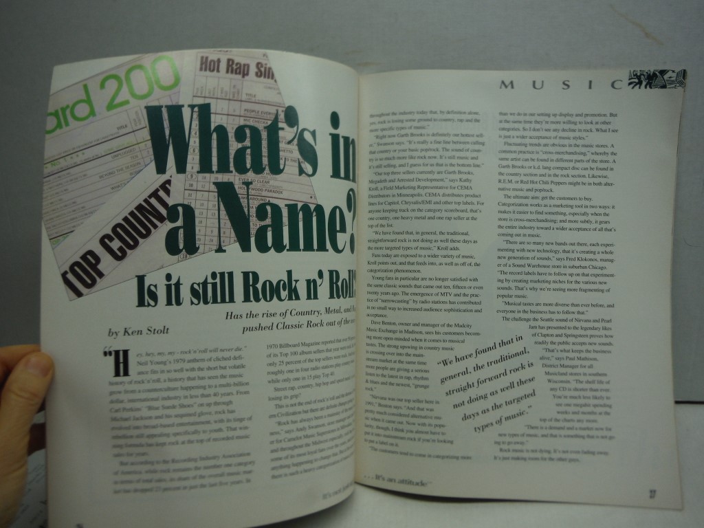 Image 3 of Wisconsin Pop Magazine Dec. 1992, signed by Editor