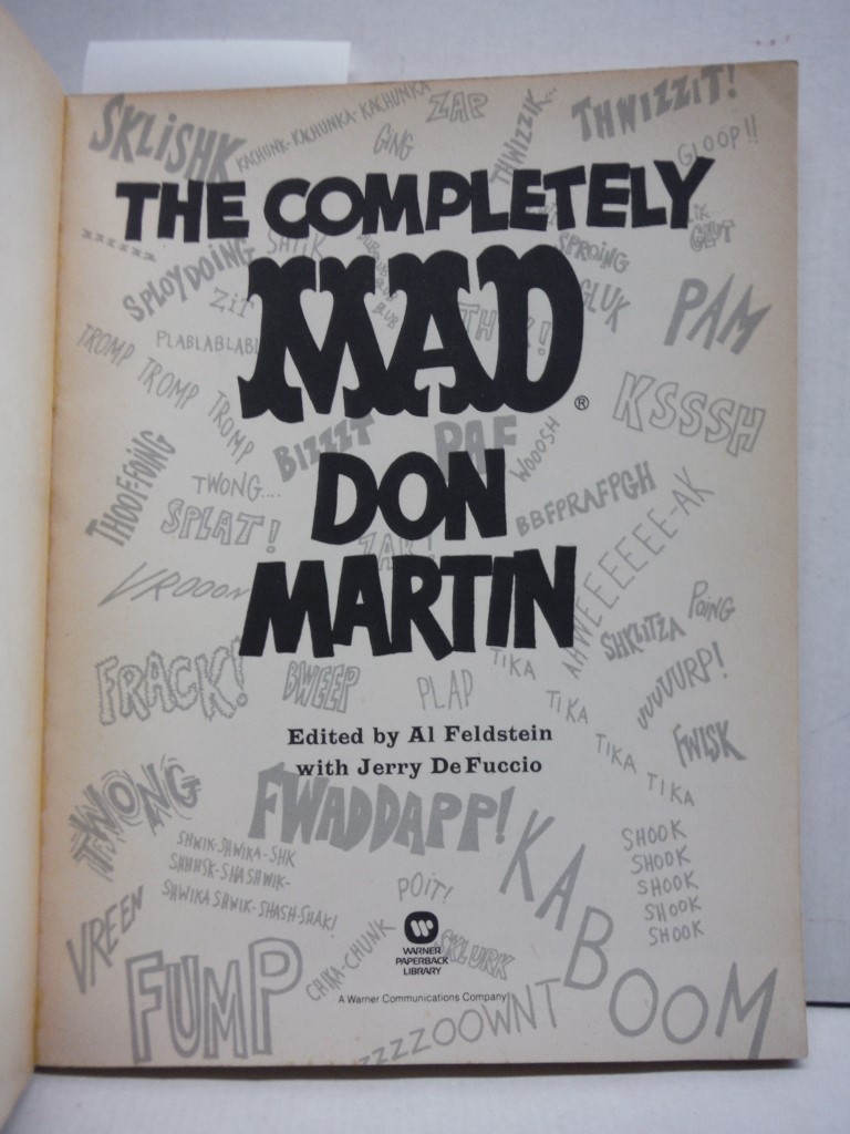 Image 1 of The Completely Mad Don Martin #10 [Don Martin's best cartoons from Mad magazine]