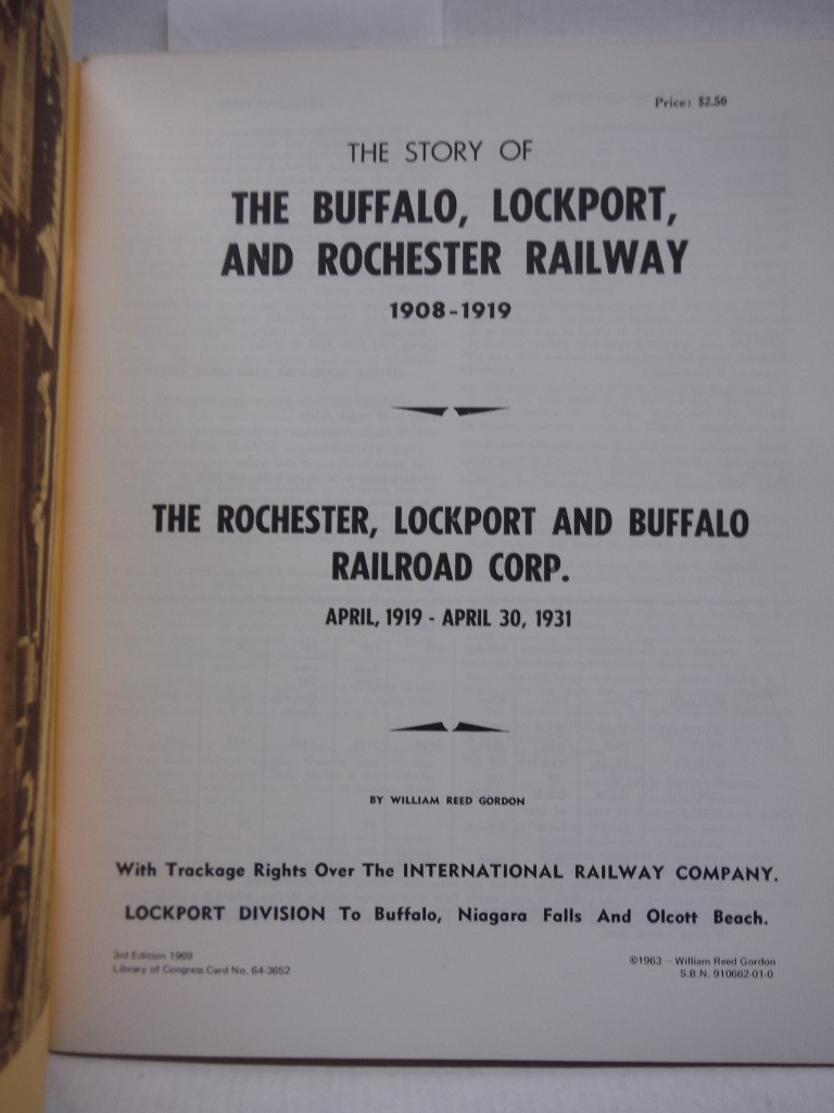 Image 1 of Story of the Buffalo, Lockport, and Rochester Railway 1908-1919