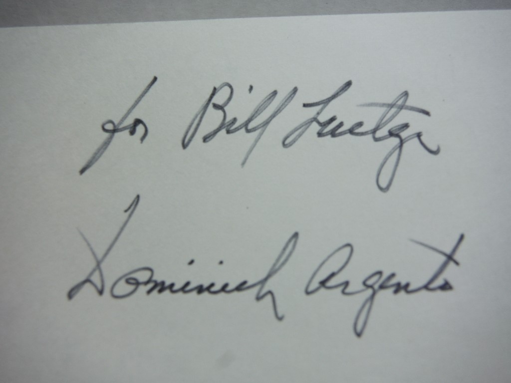 Image 1 of Lot of 3 Autographs of Dominick Argento, composer.