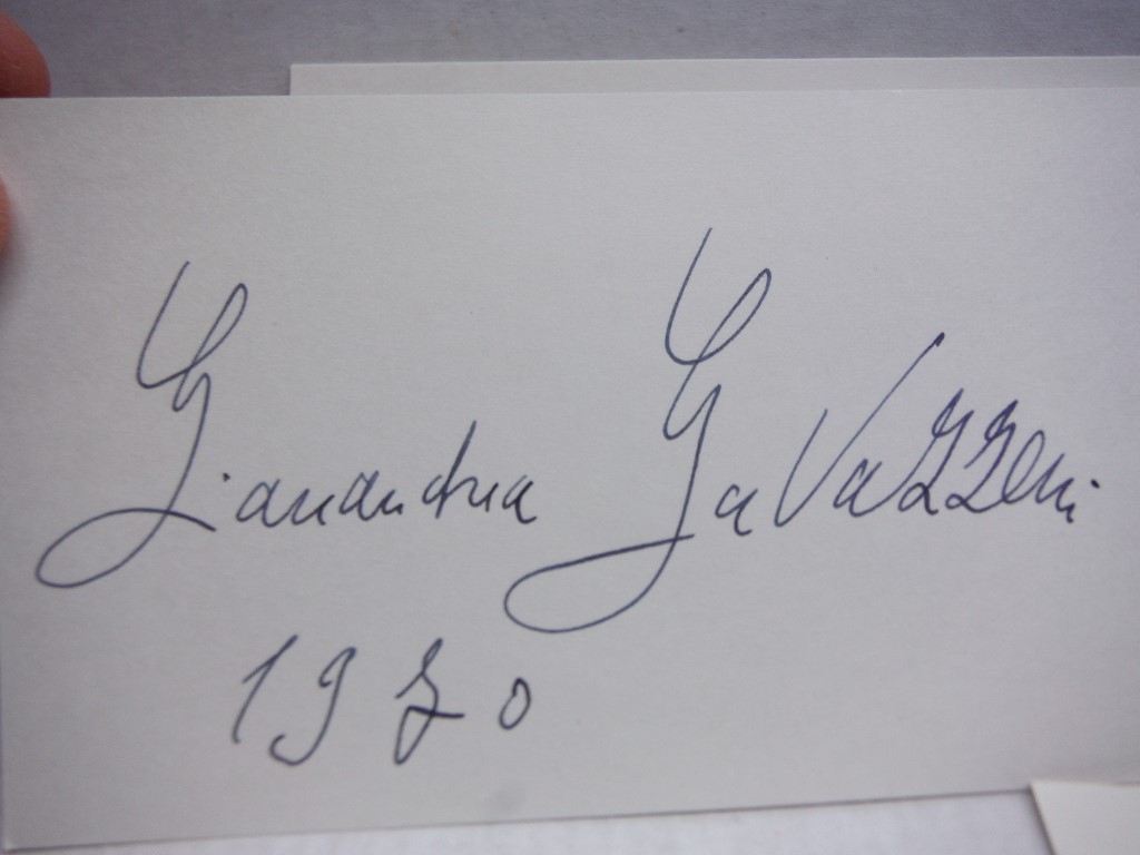 Image 1 of Lot of 7 Autographs of Gianandrea Gavazzeni, composer