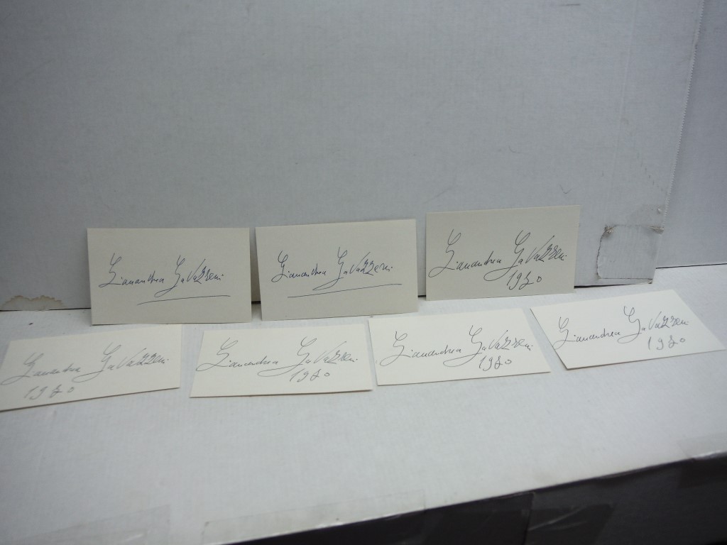 Image 0 of Lot of 7 Autographs of Gianandrea Gavazzeni, composer