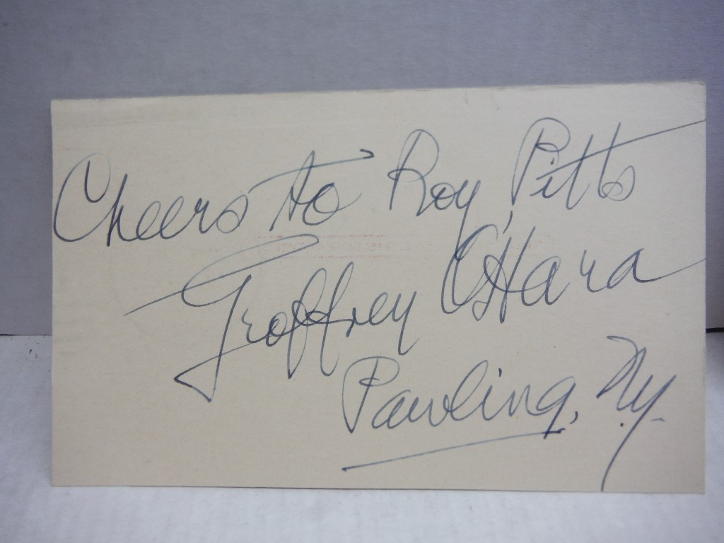 Image 3 of Lot of 2 Autographs of Geoffrey O'Hara, composer.