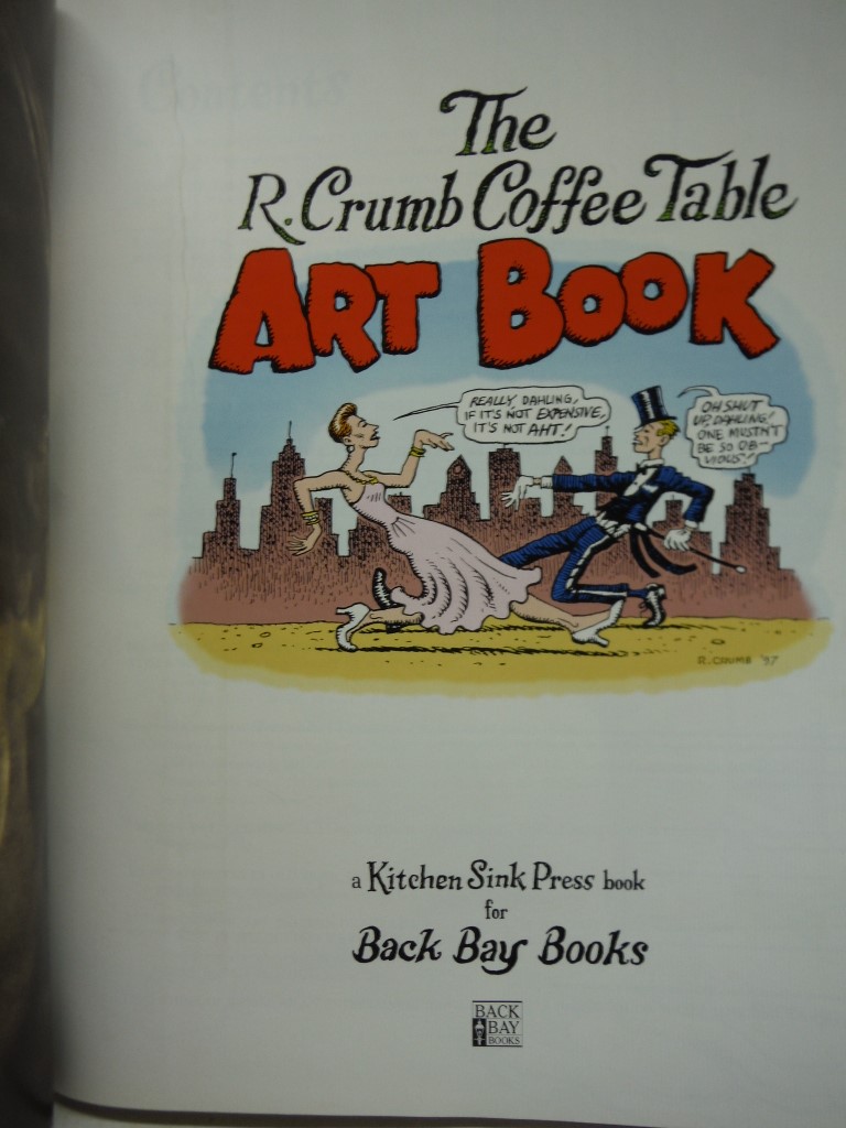 Image 1 of The R. Crumb Coffee Table Art Book (Kitchen Sink Press Book for Back Bay Books)