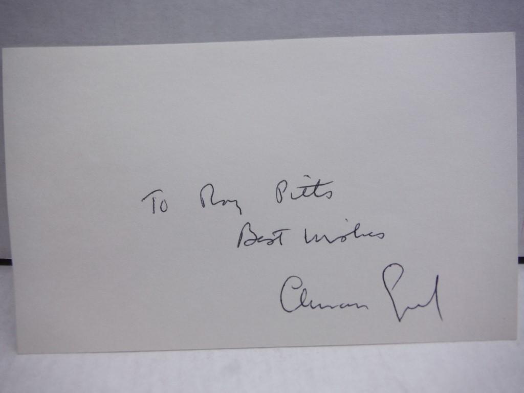 Autograph of  Lehman Engel, composer.