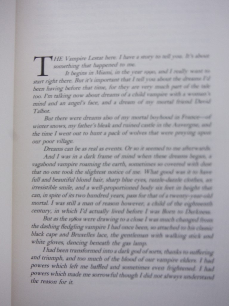 Image 3 of The Tale of the Body Thief (Vampire Chronicles)