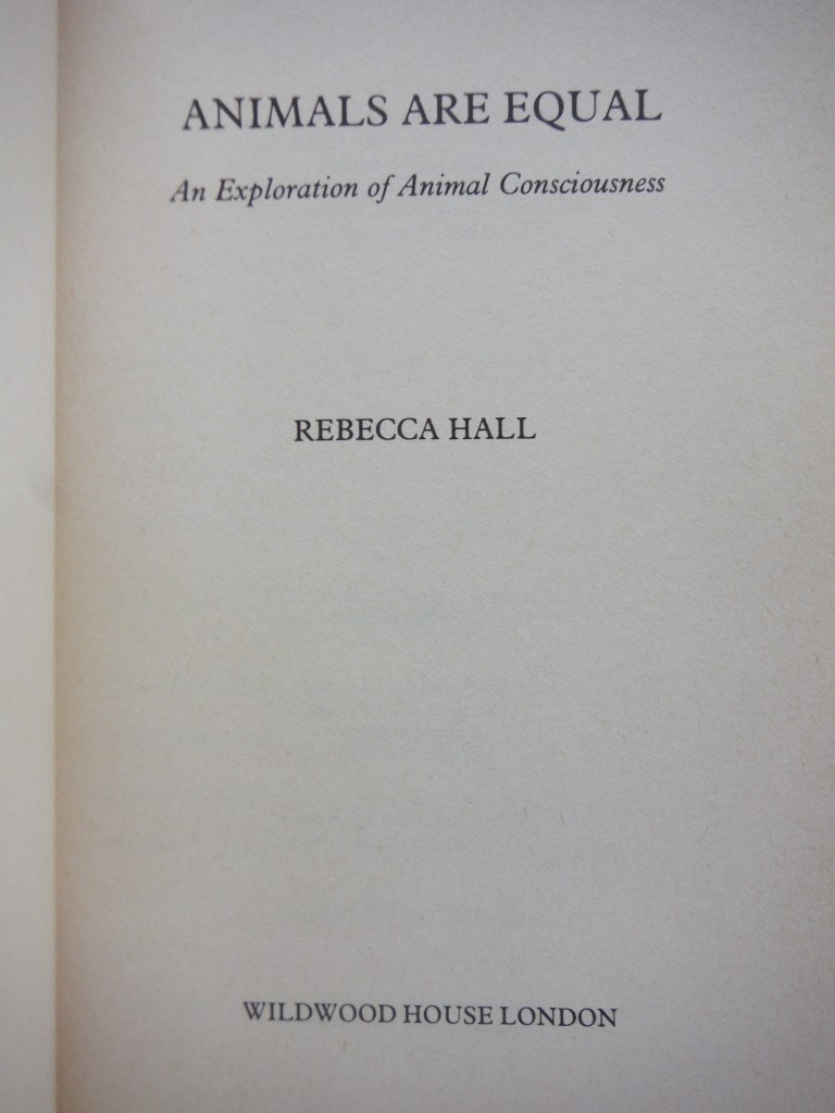 Image 1 of Animals Are Equal: An Exploration of Animal Consciousness