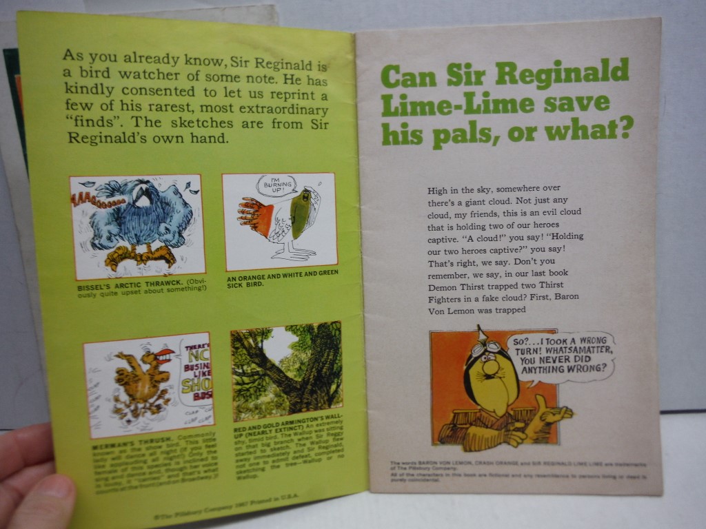Image 2 of Pillsbury 1967  Lime-Lime + Crash Orange Comics For Kids