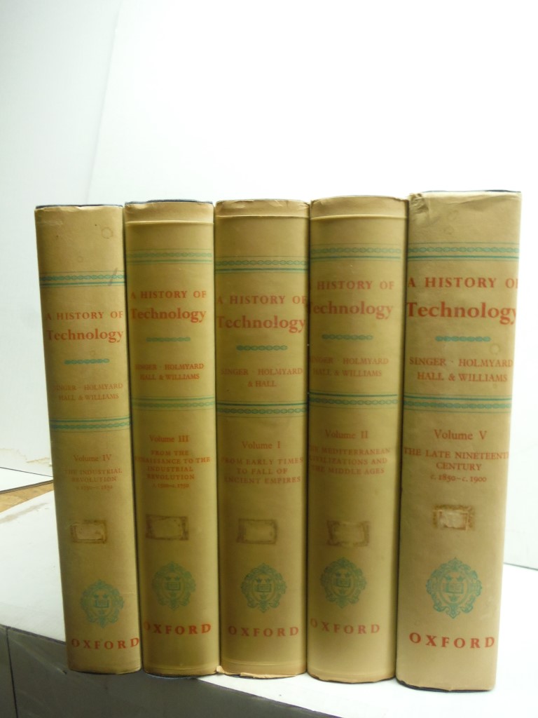 History of Technology, 5 volume set 
